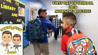 FIRST DAY OF SCHOOL & MORNING ROUTINE VLOG 2018 | D&D SQUAD