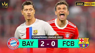 LEWANDOWSKI RETURNS TO ALLIANZ ARENA / BAYERN 2 BARCELONA 0