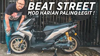 Modifikasi Honda Beat Street | Nongkrong Ayo, Touring Siap !