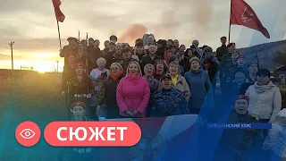 Посвященный участникам СВО автопробег прошел в Олекминском районе Якутии