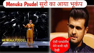 Indian Idol Season 14 - Menuka Poudel की परफोर्मेंस में क्या बोले सोनू निगम ।। new episode today