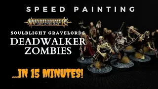 Speed Painting: Deadwalker Zombies (In 15 Minutes!)