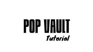 [파쿠르 튜토리얼] 팝 볼트(Pop Vault)