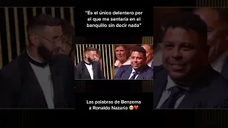 Benzema habla de su ídolo El fenómeno Ronaldo ⚽💯🔥