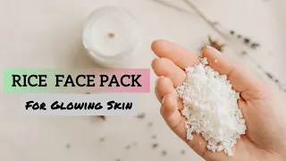 Rice face pack for glowing skin #shorts #natural #diy