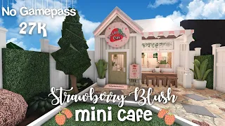 Minami Oroi Roblox Bloxburg Speed Build No Gamepass Strawberry Blush Mini Cafe - April 25 2021