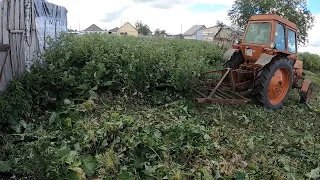 Косилка самодельная. Для Бурьянов и Сорняков.