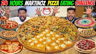 We only ate MARTINOZ PIZZA for 24 HOURS CHALLENGE | 24 HOURS PIZZA EATING Challenge (Ep-643)