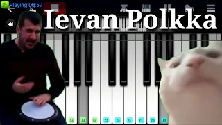 Ievan Polkka (Loituma Polkka) Piano Tutorial Easy | Cat Vibing To Ievan Polkka Piano Tutorial Easy