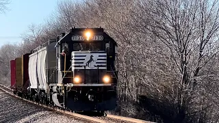 NS St. Louis District Action 1/26/22 Feat. Combined Train, GP60 & NS Tier 4 Gevo