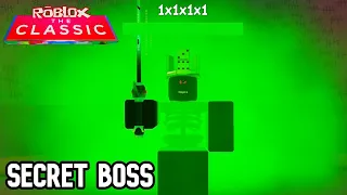 SECRET 1X1X1X1 BOSS FIGHT IN THE CLASSIC ROBLOX HUB (How to Fight 1x1x1x1)