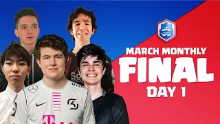 Clash Royale League 2021 | March Monthly Final | Day 1 (English)