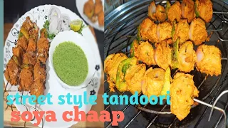 How to make tandoori soya chaap|tandoori soya chaap kaise banate hain|tandoori soya chaap