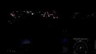 Cessna Sovereign landing at São Paulo at Night