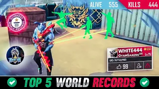 Top 5 World Records In Free Fire 😱 para SAMSUNG,A3,A5,A6,A7,J2,J5,J7,S5,S7,S9,A10,A20,A30,A50,A79