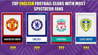 MOST POPULAR ENGLISH FOOTBALL CLUBS