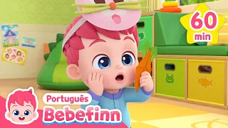 Se você está feliz e você sabe disso | + Completo | Bebefinn em Português - Canções Infantis