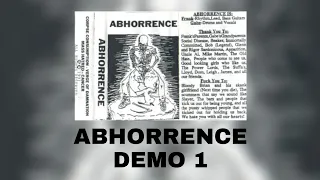 ABHORRENCE - Demo 1 (1991) Full Demo