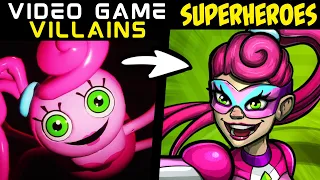 What if FAMOUS VIDEO GAME VILLAINS were SUPERHEROES?! (Stories & Speedpaint)