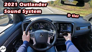 2021 Mitsubishi Outlander – 6-speaker Sound System Review