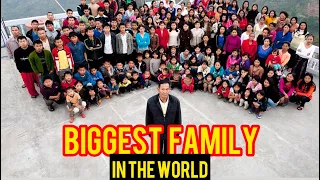Biggest family in the world | ziona having a family of 181 members with 39 wives | kidz candy