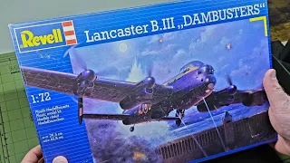 Unboxing | What's inside? Revell Avro Lancaster B.III DAMBUSTER'S | 1/72 #revell #ww2  #scalemodel