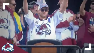 Mikko Rantanen says he 'lost ability to speak English' after Avs parade