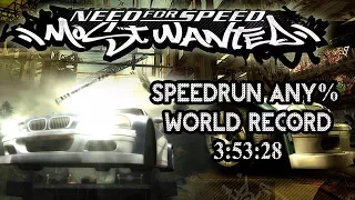 NFS Most Wanted any% Speedrun - Former World Record 3:53:28