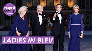 Queen Camilla and Brigitte Macron Match at Versailles for State Banquet