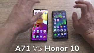 Samsung Galaxy A71 vs Honor 10: Comparison - speed test and camera comparison