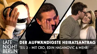 Klaas und Cro helfen bei gigantischer Heiratsantrag-Überraschung | Teil 2/2 | Late Night Berlin