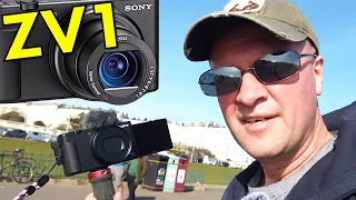 Why I CANNOT vlog with a Sony ZV1 camera. My Brighton ZV-1 vlogging test!