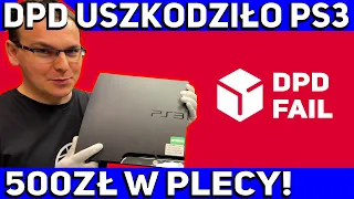 DPD USZKODZIŁO PS3! JESTEM 500 ZŁ w PLECY. Dlaczego?!