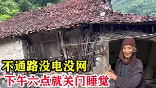 No access  no electricity  no internet. The 91-year-old grandmother lives alone in the mountains an