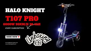 Unboxing the Halo Knight T107Pro Electric Scooter