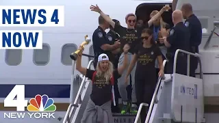 Women's Soccer Team Arrives in NYC Ahead of Parade | News 4 Now