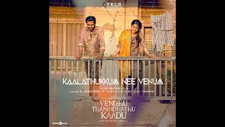 Kaalathukkum Nee Venum (From "Vendhu Thanindhathu Kaadu")