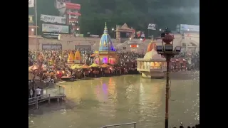 Ganga Aarti Haridwar 09-10-2023 | Enjoymytrips | Har Ki Pauri | Gangaghat | Haridwar Subha ki aarti