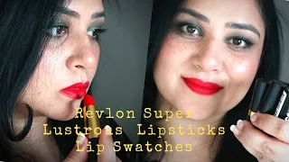 My FAVOURITE Lipstick Line - REVLON Super Lustrous Lipsticks WITH LIP SWATCHES!!