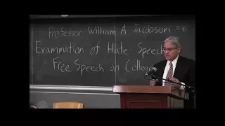 "Hate Speech" and Free Speech on Campuses