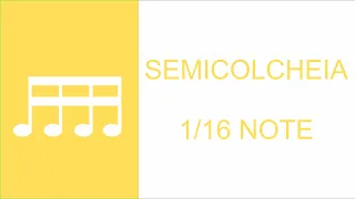 Semicolcheia (1/16 Note) - BPM 60