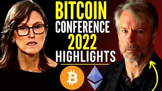 Bitcoin Conference 2022 Miami - Cathie Wood & Michael Saylor Highlights (SAVAGE)