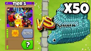 50 MOABs vs TODOS TIER 5 - QUEM TANKA? - BTD6