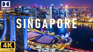 SINGAPORE 4K Video Ultra HD With Soft Piano Music - 60 FPS - 4K Scenic Film