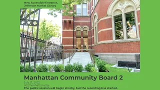 Manhattan CB2 July Meeting