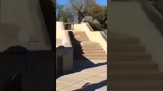 Bajando tranquilamente las escaleras!