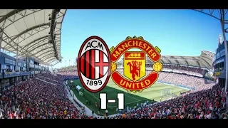 AC Milan vs Manchester United (1-1 = 8-9) Highlights ICC 2018