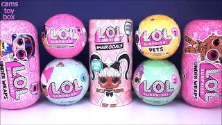 LOL Surprise DOLLS SERIES 1 2 3 4 5 HairGoals Under Wraps PETS Eye Spy NEW Unboxing TOYS