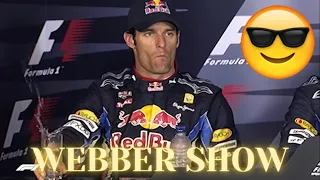 Mark Webber gets angry and then? (2010 Silverstone)