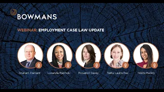 Webinar: Employment Case Law update